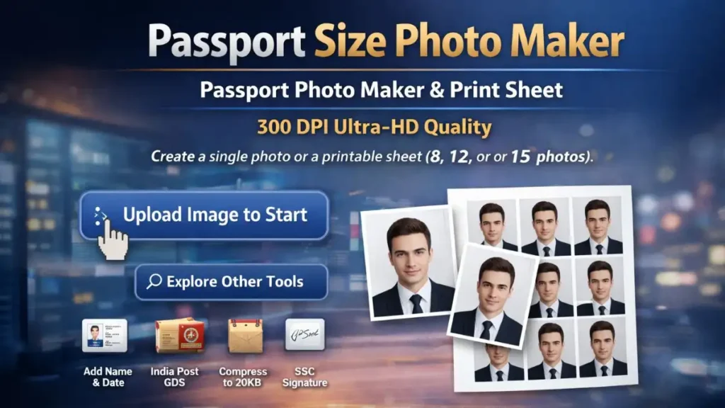 Passport Size Photo Maker